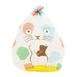 Cochae - Cat  48 どうぶつコチャエ ネコ ピンク/ブルー   20473-101 - Furoshiki 48 x 48 cm