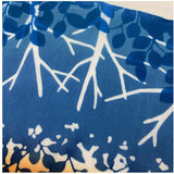 JIKAN STYLE (Kenema)  - 12130  Star-chasing bird / The lonely first star   星追い鳥/ひとりぼっちの一番星    -  (The dyed Tenugui)