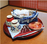 Ukiyo-e Furoshiki - Hokusai 　Red Fuji     赤富士50        Furoshiki (Japanese Wrapping Cloth)