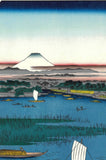 Utagawa Hiroshige - No.057 Mitsumata Wakarenofuchi 三つまたわかれの渕   - Free Shipping