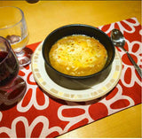 DOTCH DOTCH（どっちどっち) -   Flowers and Cats/Red x Purple B   花とねこ／赤×紫 B - Furoshiki 50 x 50 cm