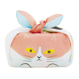 Cochae - Cat  48 どうぶつコチャエ ネコ ピンク/ブルー   20473-101 - Furoshiki 48 x 48 cm