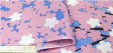 Lucky Cat  福まねき猫 -  Cherry blossom trees (roadside tree) 桜並木 (Sakura namiki) - Japanese Tradition Cotton Towel (The dyed Tenugui) - 34cm x 90cm