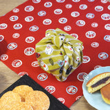 Seiran - Maneki-neko (beckoning cat) 青嵐 綿風呂敷 約70cm 【招き猫】MA2008  (Japanese Wrapping Cloth)  70 x 70 cm