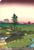 Utagawa Hiroshige - No.022 Hiroo on Furukawa River  広尾ふる川  - One hundred Famous View of Edo - Free Shipping