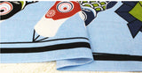 Lucky Cat  福まねき猫 -  Carp streamers こいのぼり (Koinobori) - Japanese Traditional Cotton Towel (The dyed Tenugui) - 34cm x 90cm
