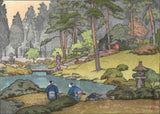 Yoshida Toshi - Oniwa (Linno-ji Garden) - Free Shipping