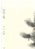 Maruyama Okyo - Wakamatsu ni Kamezu (Turtle and Young Pine Trees) 若松に亀図 - Free Shipping