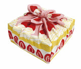 Asayama Misato - Strawberry Shortcake　苺のショートケーキ　 50 x 50 cm Furoshiki (Japanese Wrapping Cloth)