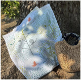 JIKAN STYLE (Kenema)  -  14783　Here and there/Here and there  ここかしこ/森玉  -  (The dyed Tenugui)