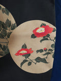 Itō Jakuchū  Tote bag     伊藤若冲　花卉天井画  Black