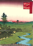 Utagawa Hiroshige - No.022 Hiroo on Furukawa River  広尾ふる川  - One hundred Famous View of Edo - Free Shipping