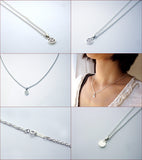 Saito -   Silver 950 Family Crest Pendant top (Mini) with Chain (40 cm 15.748 ")