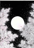 Kato Teruhide - #018 Oboro  (Night with hazy over moon) - Free Shipping　