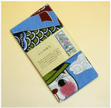 Lucky Cat  福まねき猫 -  Carp streamers こいのぼり (Koinobori) - Japanese Traditional Cotton Towel (The dyed Tenugui) - 34cm x 90cm