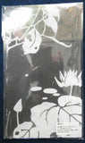 Ukiyo-e Tenugui -  Itō Jakuchū    Genpō Yōka   Dark gray   伊藤若冲　玄圃瑤華 - (Japanese Tenugui)