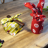 Seiran - Daruma   青嵐 綿 小 風呂敷 約48cm【だるま】MA1007 - Furoshiki (Japanese Wrapping Cloth)  48 x 48 cm