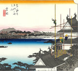 Utagawa Hiroshige - No.35 - 34th Station Yoshida 吉田　豊川橋 - The 53 Stations of the Tōkaidō (Hoeido-Edition) - Free Shipping