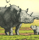 Yoshida Toshi - Sai (Rhinoceros) - Free Shipping