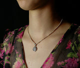 Saito - Family Crest 　Octagon shape Pendant top Silver 950   Size S