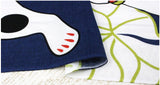 Lucky Cat  福まねき猫 - Amagaeru 雨蛙  - Japanese Traditional Cotton Towel (The dyed Tenugui) - 34cm x 90cm