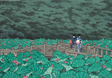 Kawase Hasui - HKS-6  Benten Ike (Shiba Benten Pond) - Free Shipping