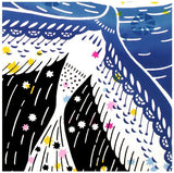 JIKAN STYLE (Kenema)  -  12133　Star-Chasing Bird / Chasing the Stars　星追い鳥/星を追って  -  (The dyed Tenugui)