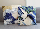 Ukiyo-e Furoshiki - Hokusai The Great Wave off Kanagawa  北斎浪97  -  Furoshiki (Japanese Wrapping Cloth)　97 x 97 cm 　　