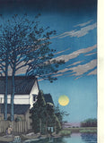 Kawase Hasui - HKS-15 Itako no Yu  (Evening at Itako) - Free Shipping