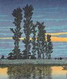 Kawase Hasui - #HKS-11   Ushibori no Yugure (Twilight at Ushibori) - Free Shipping　