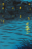 Kasamatsu Shiro - SK29 Katase Gawa Tsuki no De (The moon at the Katase river) - Free Shipping