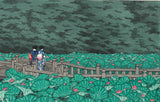 Kawase Hasui - HKS-6  Benten Ike (Shiba Benten Pond) - Free Shipping