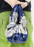 Choju Giga 鳥獣戯画 -Giga kan 戯画環  Furoshiki (wrapping cloth) - Furoshiki (Japanese Wrapping Cloth)　97 x 97 cm 　　