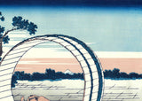 Katsushika Hokusai - #40 - Bishū Fujimigahara (Fuji View Field in Owari Province)  尾州不二見原 - Free Shipping