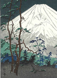 Okada Koichi - #P5 Hakone kaido no Fuji (The view of Mt.Fuji from Hakone Kaido) (箱根街道の富士) - Free Shipping