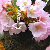 Saito - Sakura Silver Pendant top (Silver 925) Large with silver chain
