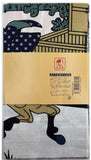 Lucky Cat  福まねき猫 - Red fuji  赤富士 - Japanese Traditional Cotton Towel (The dyed Tenugui) - 34cm x 90cm