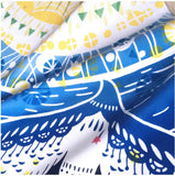 JIKAN STYLE (Kenema)  -  12133　Star-Chasing Bird / Chasing the Stars　星追い鳥/星を追って  -  (The dyed Tenugui)