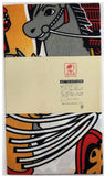 Lucky Cat  福まねき猫 - Battle  合戦（かっせん）(kassen) - Japanese Tradition Cotton Towel (The dyed Tenugui) - 34cm x 90cm