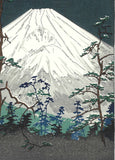 Okada Koichi - #P5 Hakone kaido no Fuji (The view of Mt.Fuji from Hakone Kaido) (箱根街道の富士) - Free Shipping
