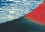 Katsushika Hokusai - #33 Aka Fuji(Red Fuji) Unsodo Edition - Free Shipping