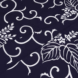 Kiri Karakusa (paulownia arabesque) 桐唐草  M400-1607E - Furoshiki  (Japanese Wrapping Cloth) 200 x 200 cm