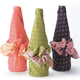 Rikyu Ume (Plum) -Double-Sided Dyeing Furoshiki - Pink / Cream - 45 x 45 cm