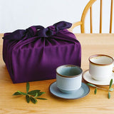 Copy of Rikyu Ume (Plum) -Double-Sided Dyeing Furoshiki - Purple / Navy - 45 x 45 cm