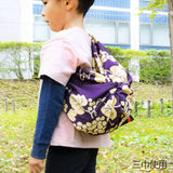 Omotenashi -  Double-Sided Dyeing Grape - Wine 葡萄（ぶどう）／ワイン色 - Furoshiki 50 x 50 cm (Japanese Wrapping Cloth)