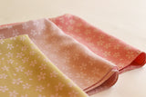 Kirara - Sakura -Double-Sided Dyeing Furoshiki - Beige/Pink - 48 x 48 cm