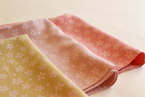 Kirara - Sakura -Double-Sided Dyeing Furoshiki - Uguisu/Sakura - 48 x 48 cm