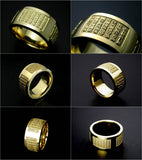 Saito - Sun Tzu's The Art of War - IV.Tactical Dispositions Gold Ring (18Kt Gold)