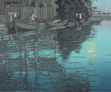 Kawase Hasui - HKS-15 Itako no Yu  (Evening at Itako) - Free Shipping