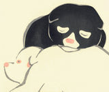 Nakamura Houchu - Inukoro  狗子 (three puppies) - Free Shipping